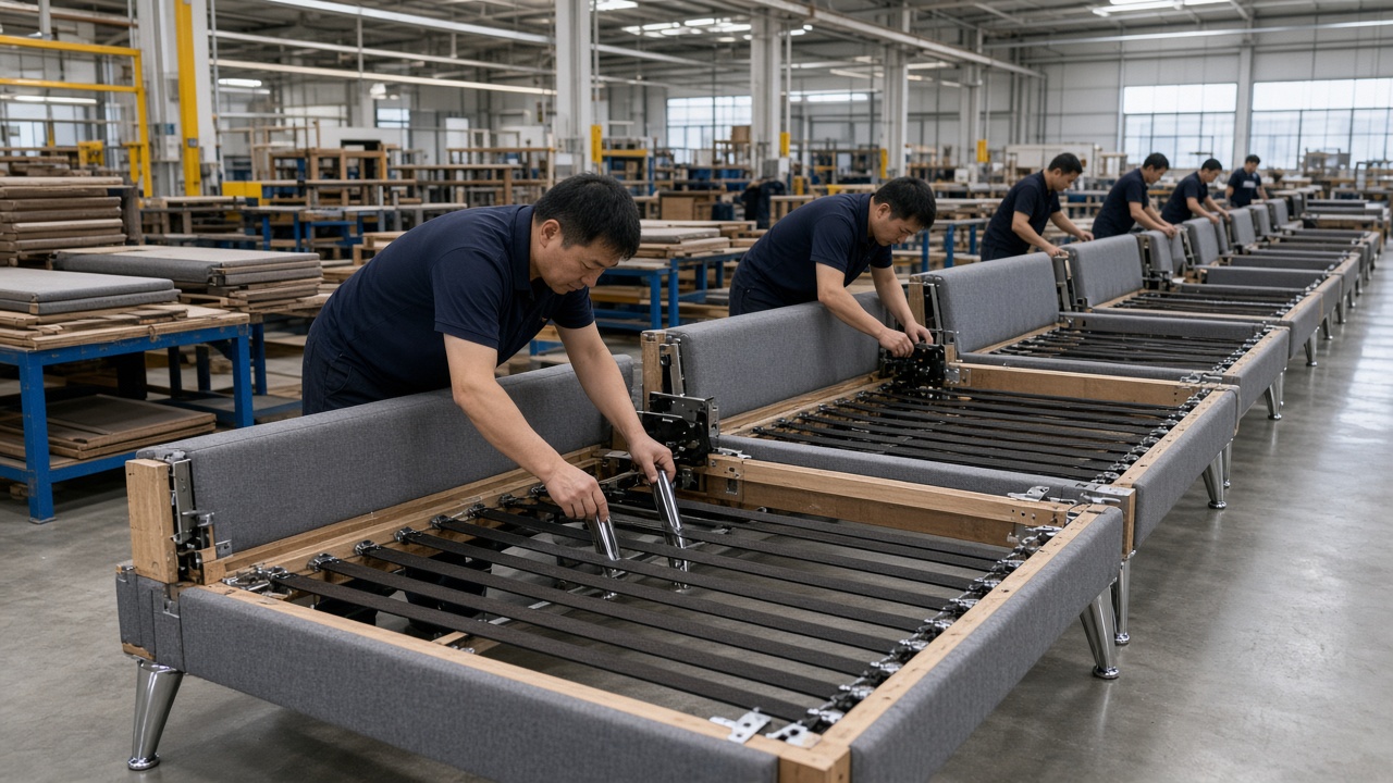 New sofa metal leg series enters mass production